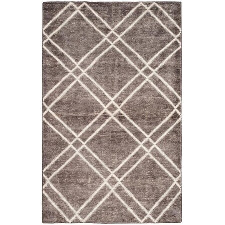 Safavieh 4 x 6 ft. Stone Wash Hand Knotted Small Rectangle Area Rug, Dark Grey STW701E-4